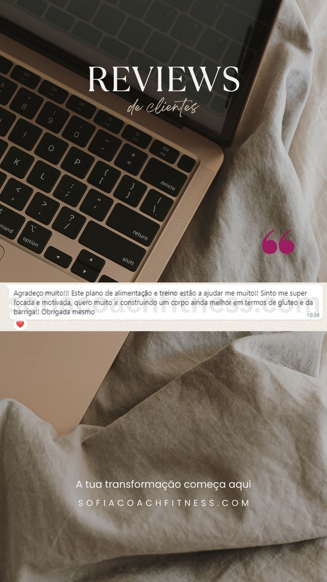 Cliente mostra progresso em perda de peso com acompanhamento personalizado